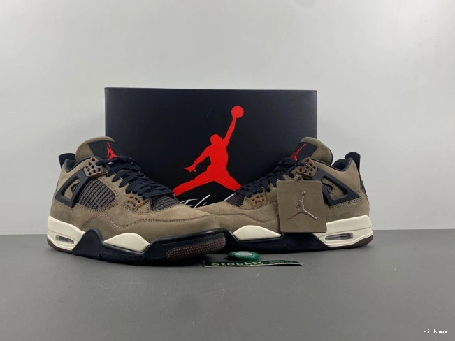 Cheap Brown Jordan x 4 TS Travis Air Retro AJ4-882335 Scott 0701